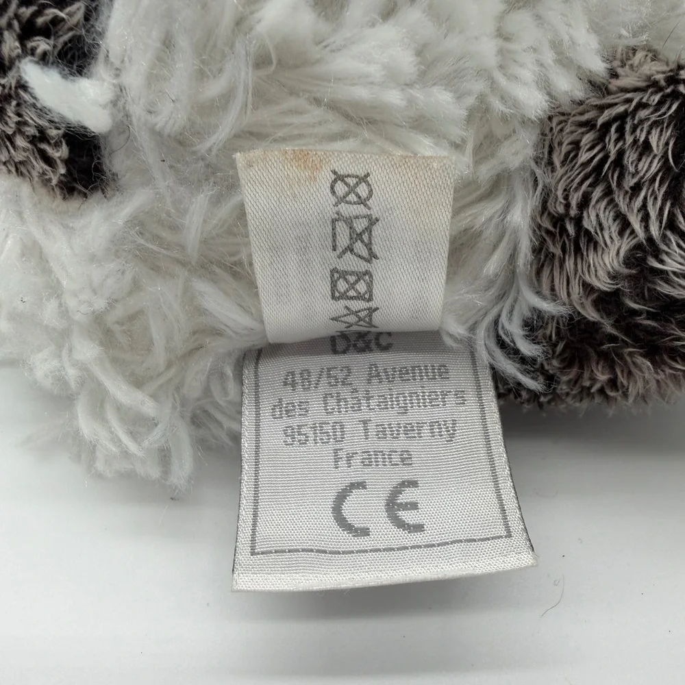 HISTOIRE D‎ OURS Lapin Moka Grey White Plush Bunny Rabbit French Toy Cottagecore